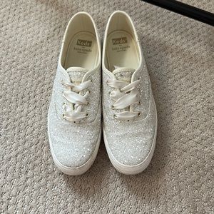 Kate Spade x Keds Wedding Glitter shoes